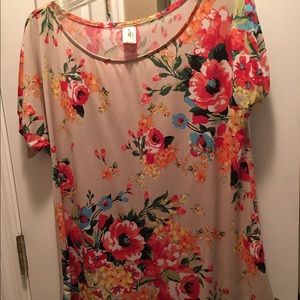 Silk large top