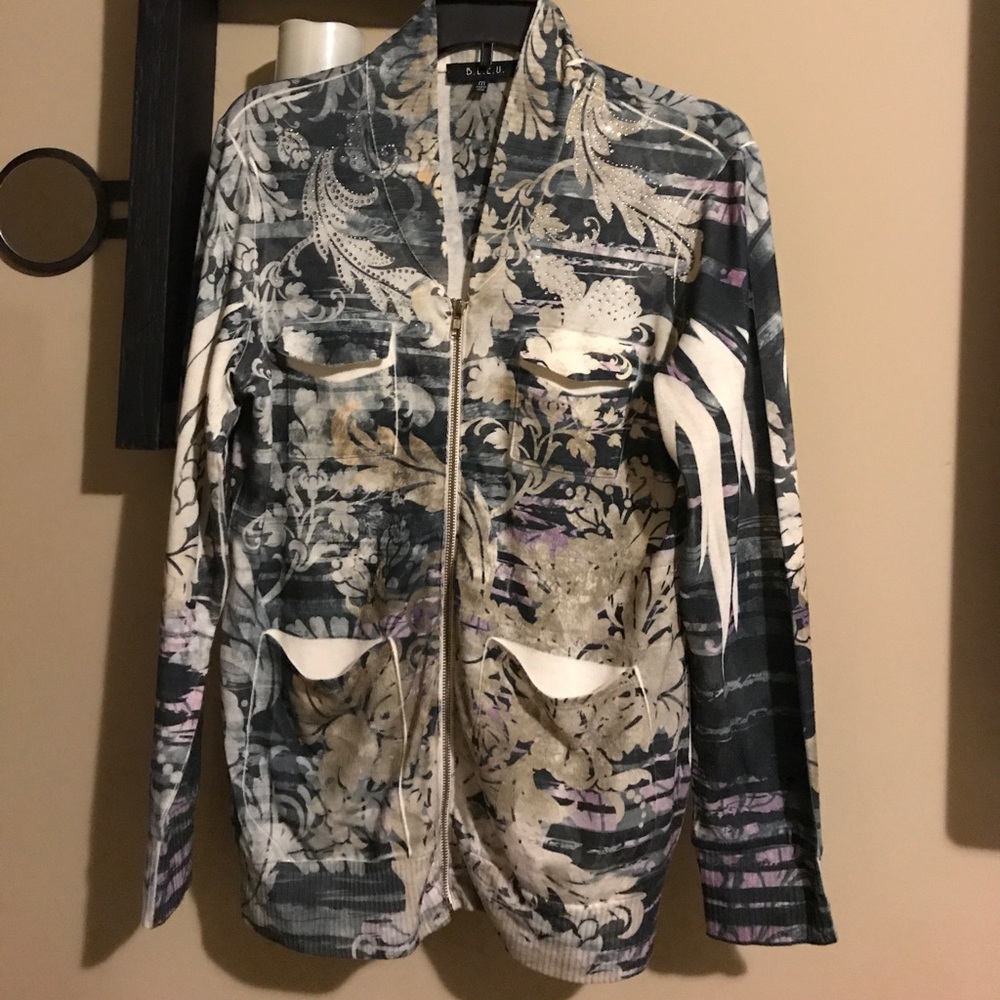 Bleu cardigan sz med