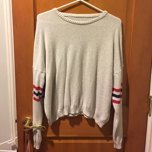Brandy Melville varsity stripe sweater
