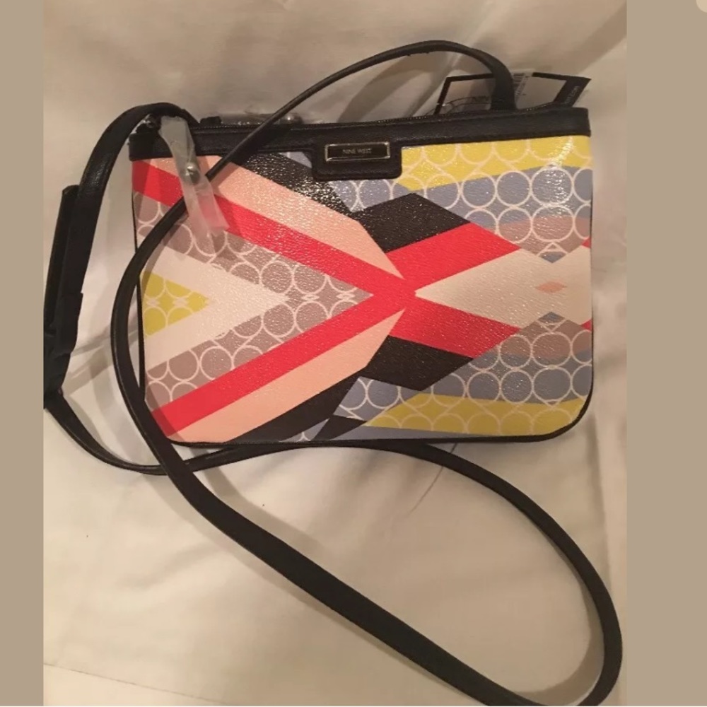 NEW Nine West Mesa crossbody handbag multy colors