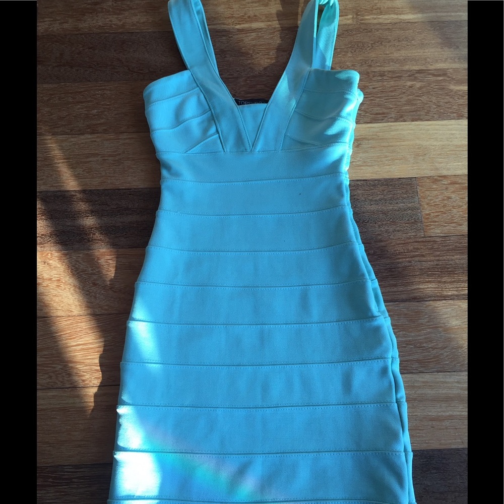 TOPSHOP Petite Blue Dress