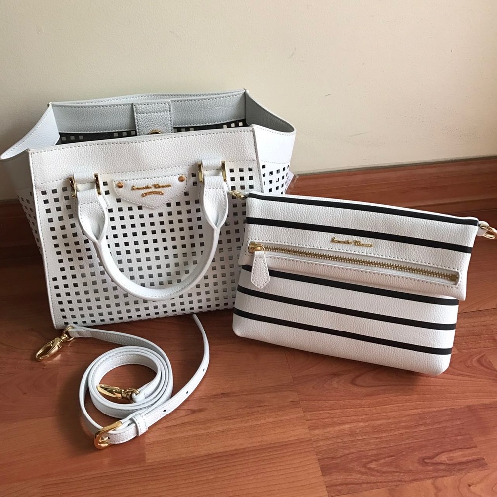 💕SOLD❤️Samantha Thavasa 2in 1 satchel - Picture 1 of 6