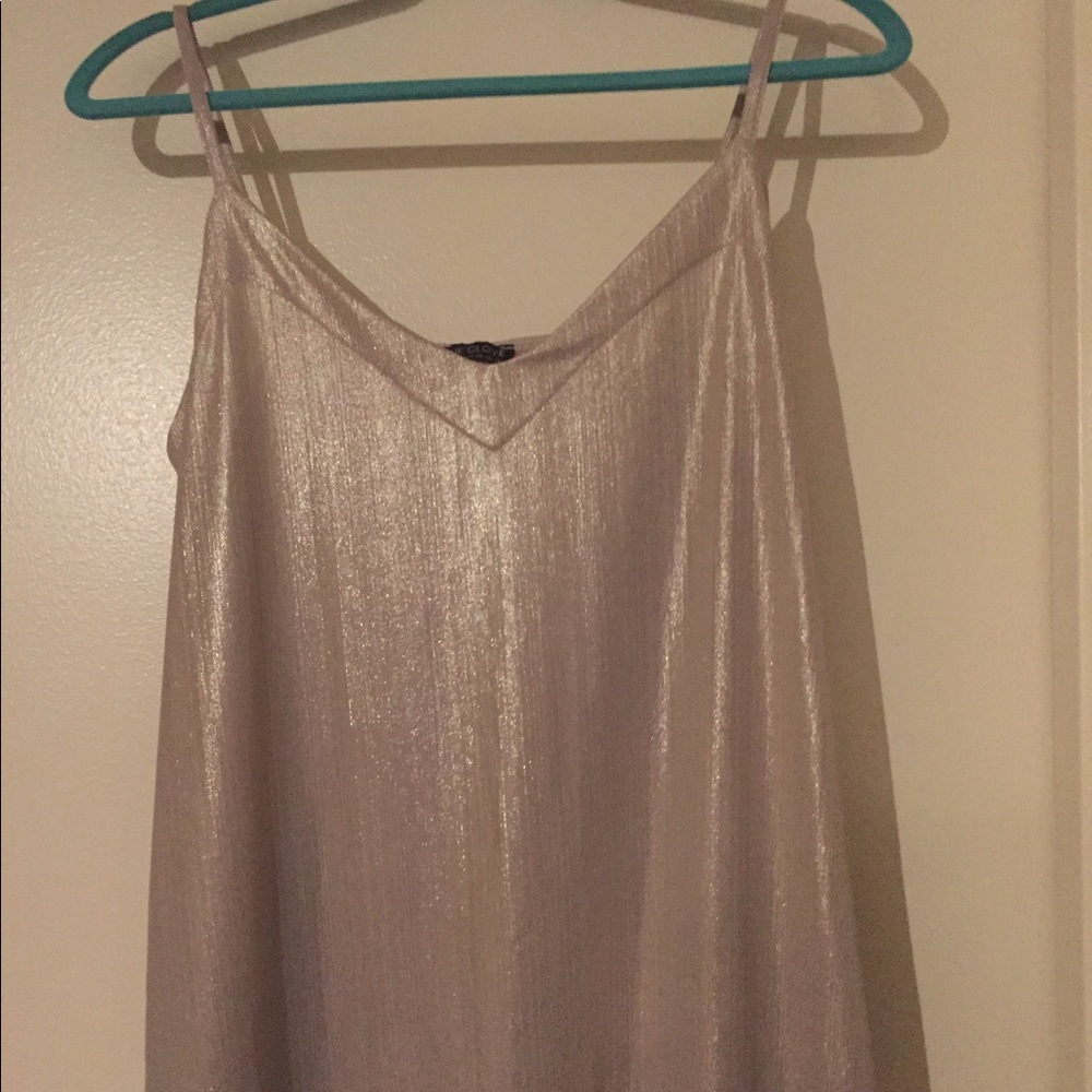 Shimmery gold cami