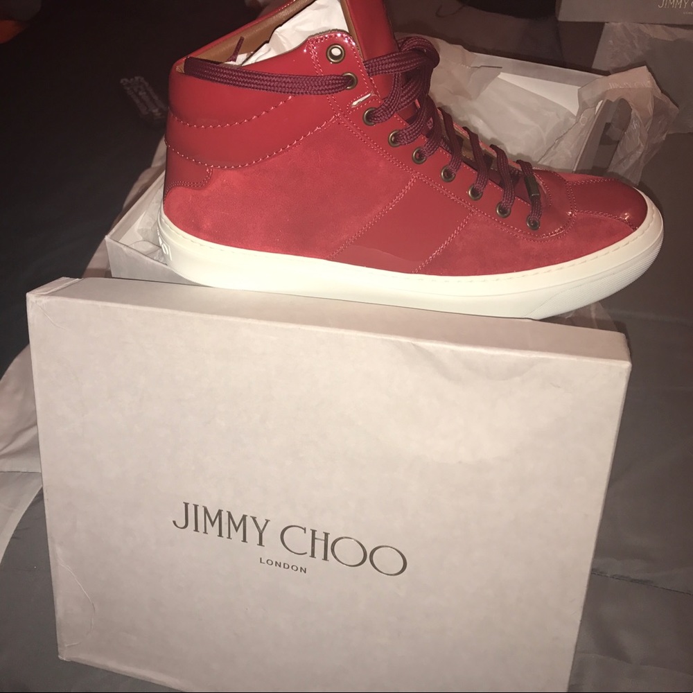 Belgravi Jimmy Choo Olympic Red