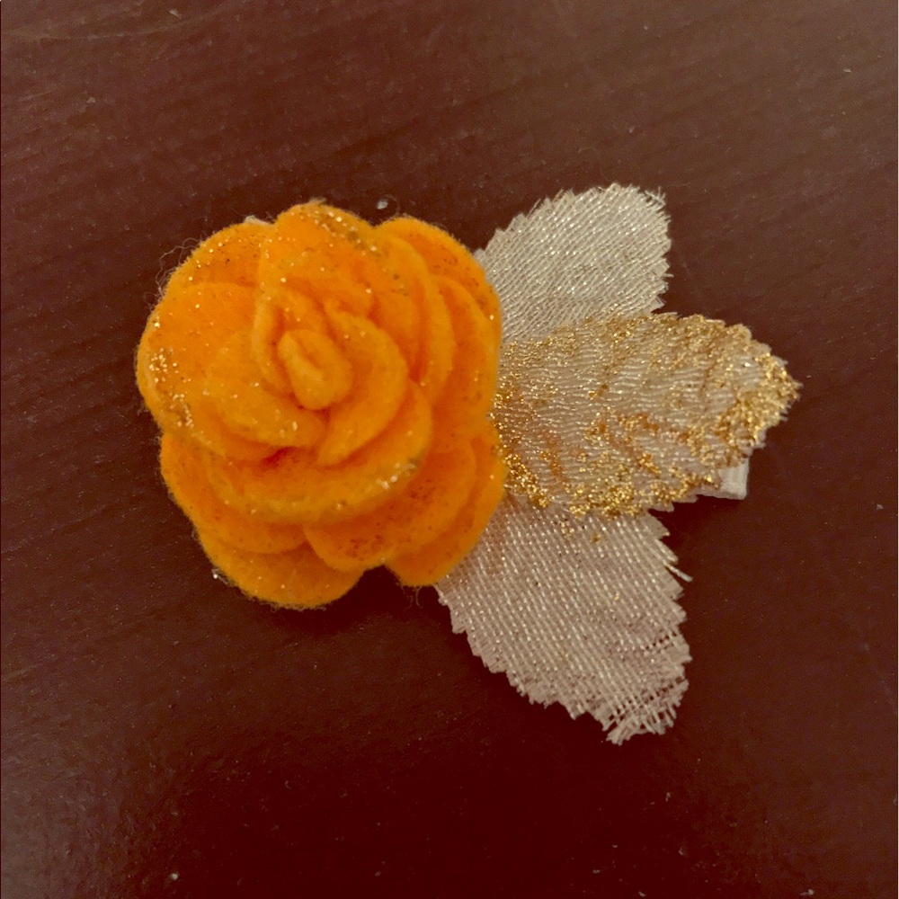 Glitzy hair clip