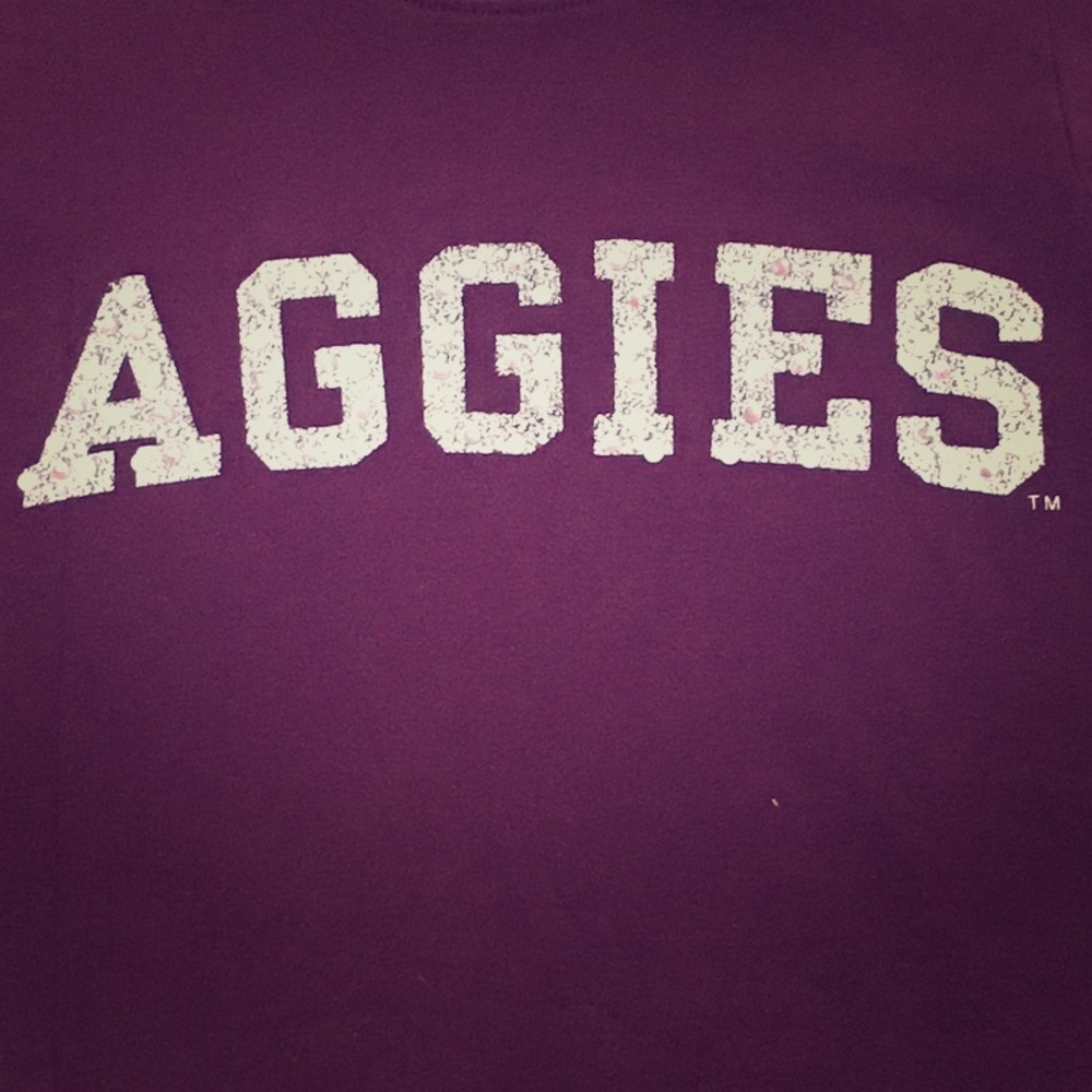 Maroon Aggie top