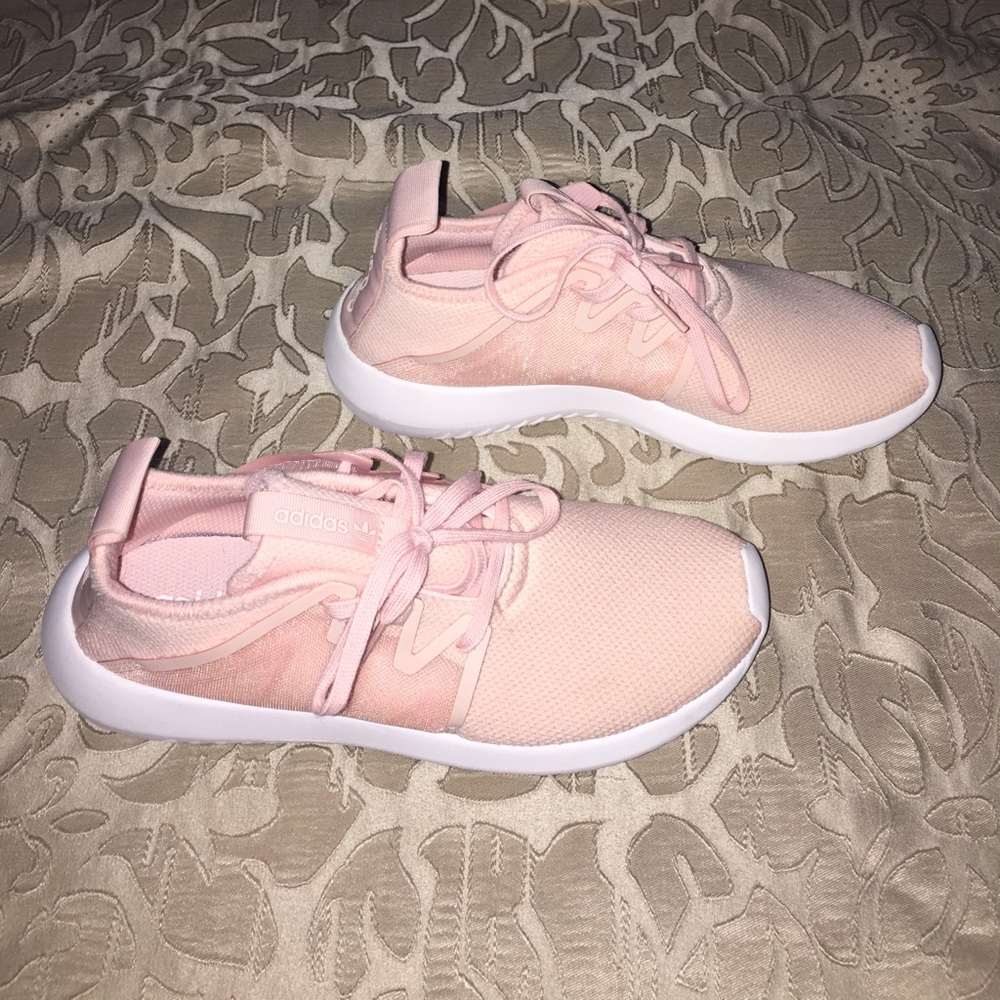 🛑SOLD🛑Pink Tubular Adidas worn only once.