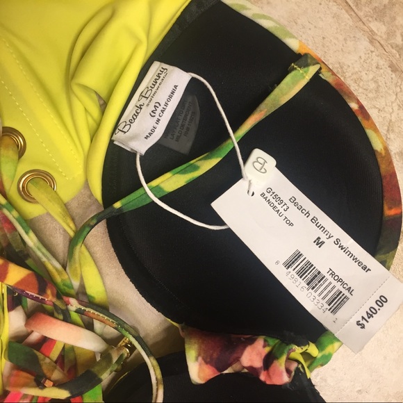NWT Beach Bunny Tropical Bikini set! M/L - Picture 6 of 6