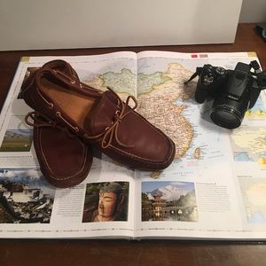 Sperry TopSider gold cups ASV loafer 9.5