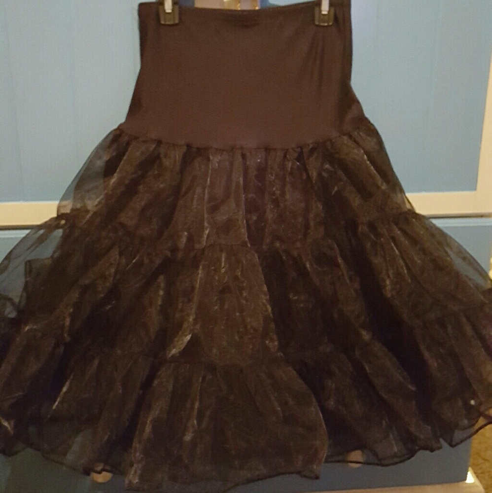 Brand New, Black Tulle Petticoat