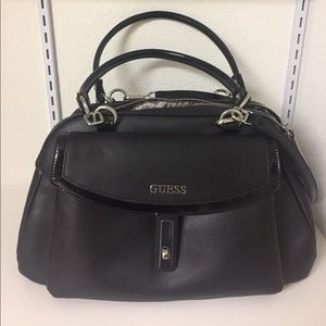 Guess bag big cross body purse black brand new
