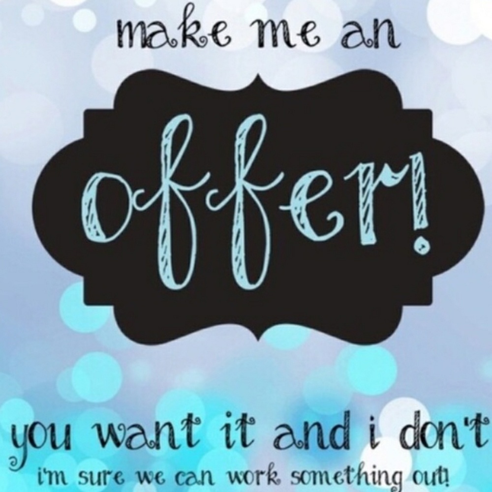 🎉 See something you like? Make an offer.😊🎉