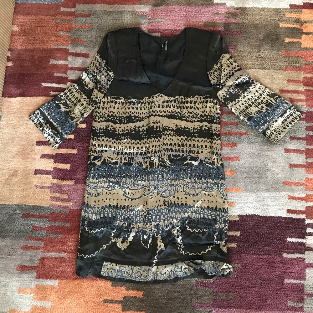 7 for all mankind silk dress