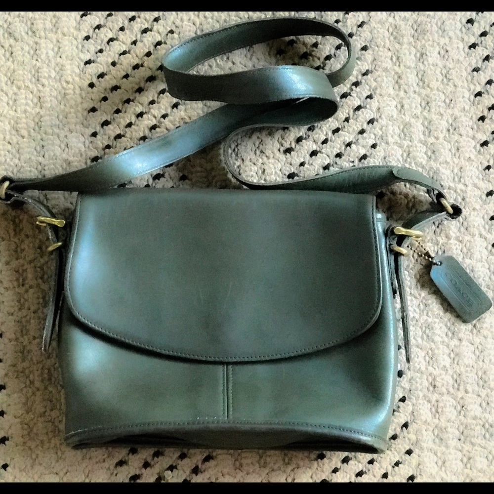 Vintage Coach Leather Shoulder Bag
