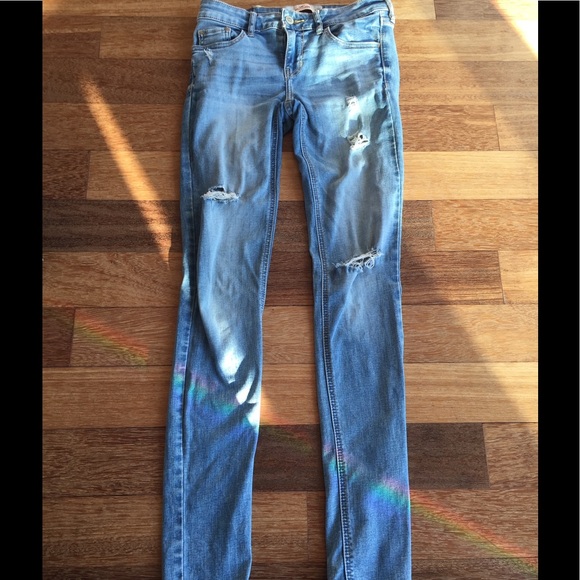Hollister Pants - Hollister Ripped Skinny Jeans