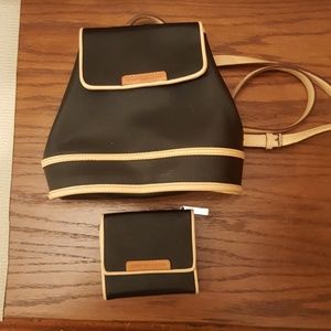 GUC small backpack with matching wallet