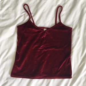 Red Velvet Top