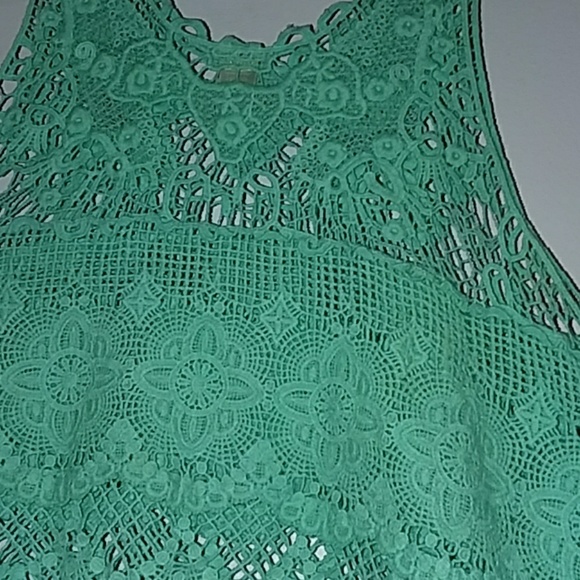 NOT FOR SALE (DONATED)      Mint Green knitted top - Picture 2 of 5