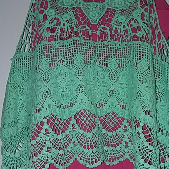 NOT FOR SALE (DONATED)      Mint Green knitted top - Picture 5 of 5