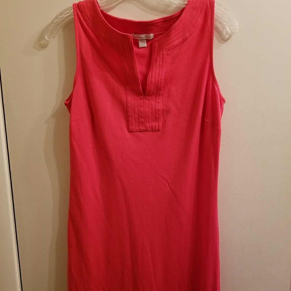 Pink sleeveless summer dress