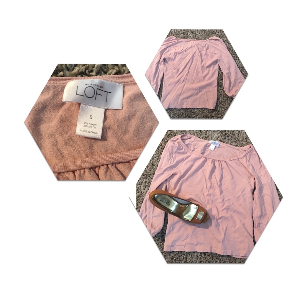 Ann Taylor Loft 3/4 length light weight shirt