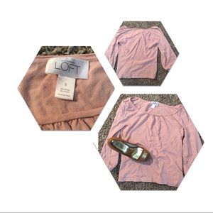 Ann Taylor Loft 3/4 length light weight shirt