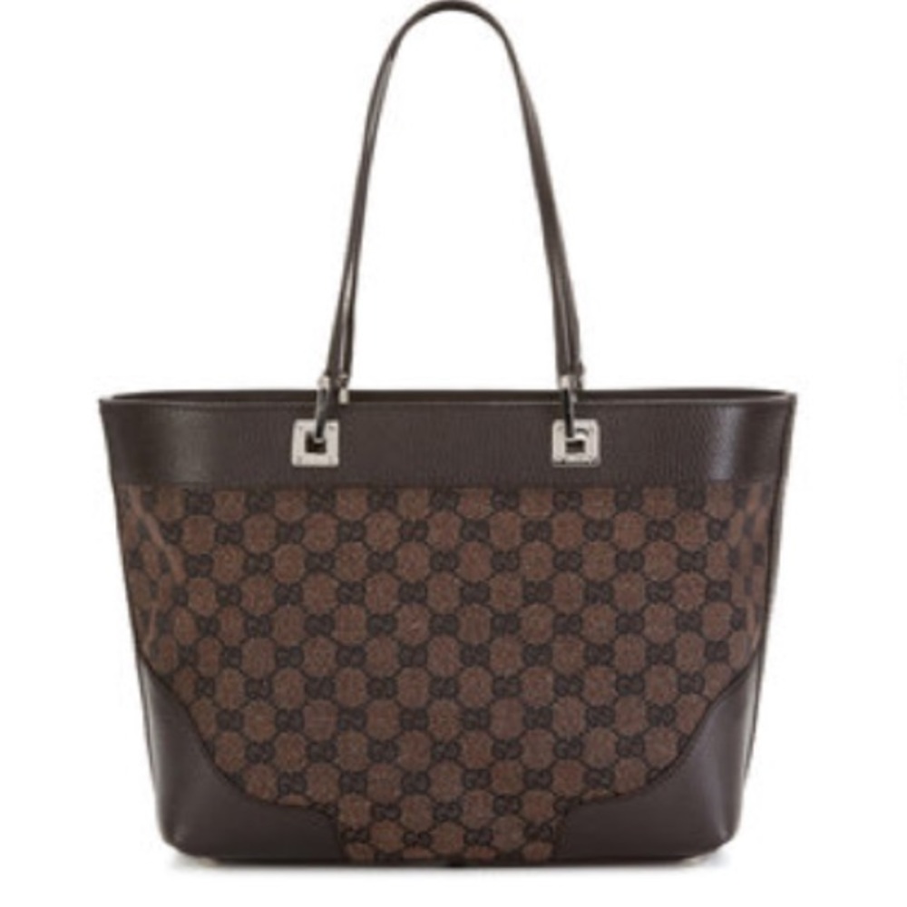 Authentic brown Gucci tote