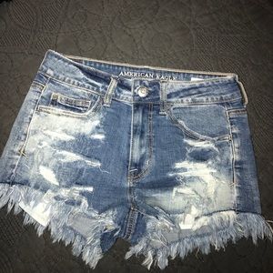 American Eagle high rise shorts