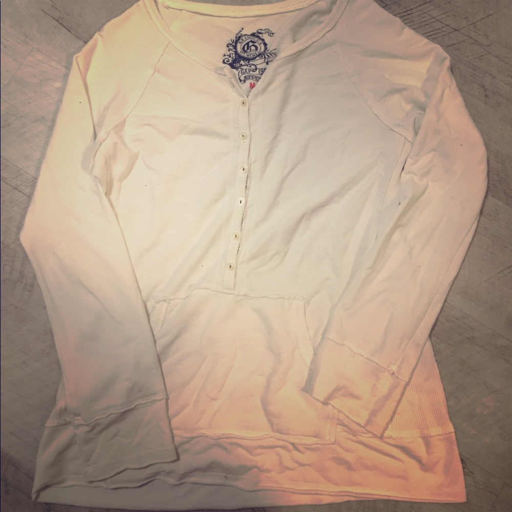 Gap button-up sweatshirt