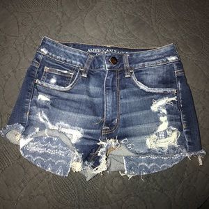 American Eagle high rise shortie