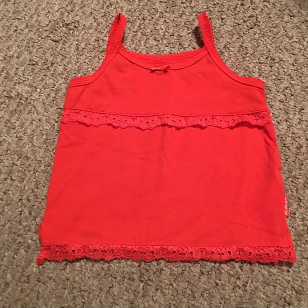 Girls lace tank top
