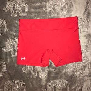 ✨FLASH SALE✨ Red Under Armour Compression Shorts