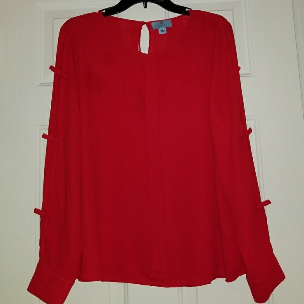 CECE Large Red blouse