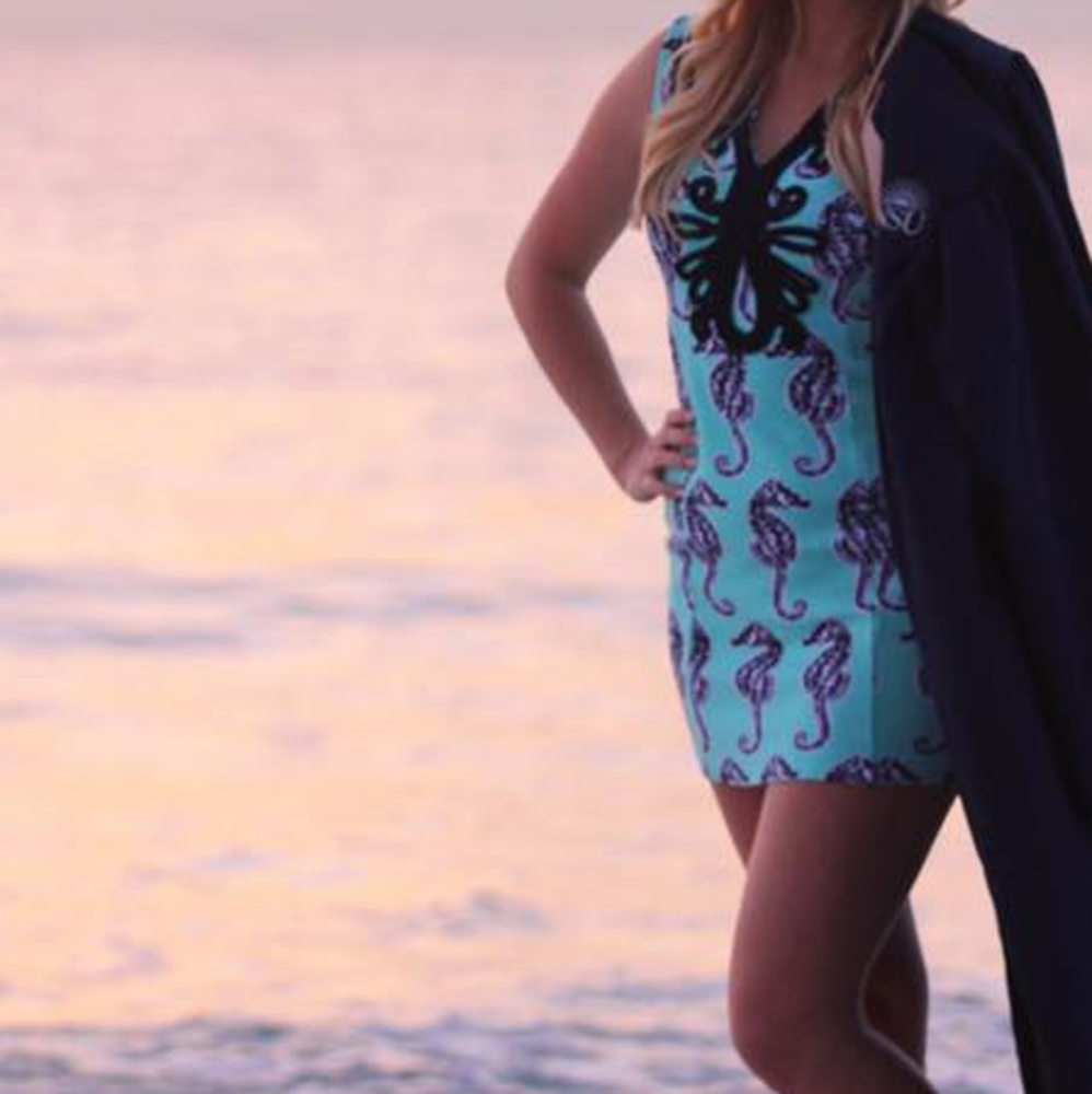 Crown & Ivy Mint seahorse dress