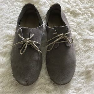 Sanuk Bianca Suede Lace Flats