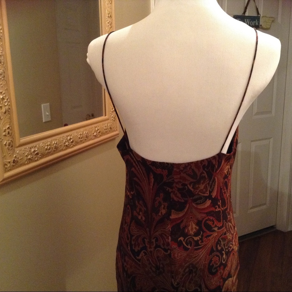 Lauren, Ralph Lauren a Silk Soie. Midi Dress👗💝👗