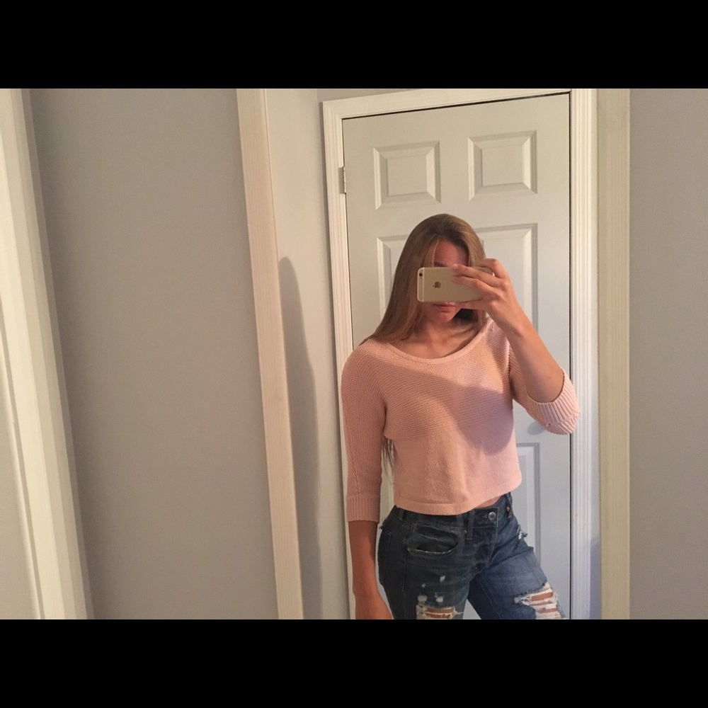 Ribbed knit crop top