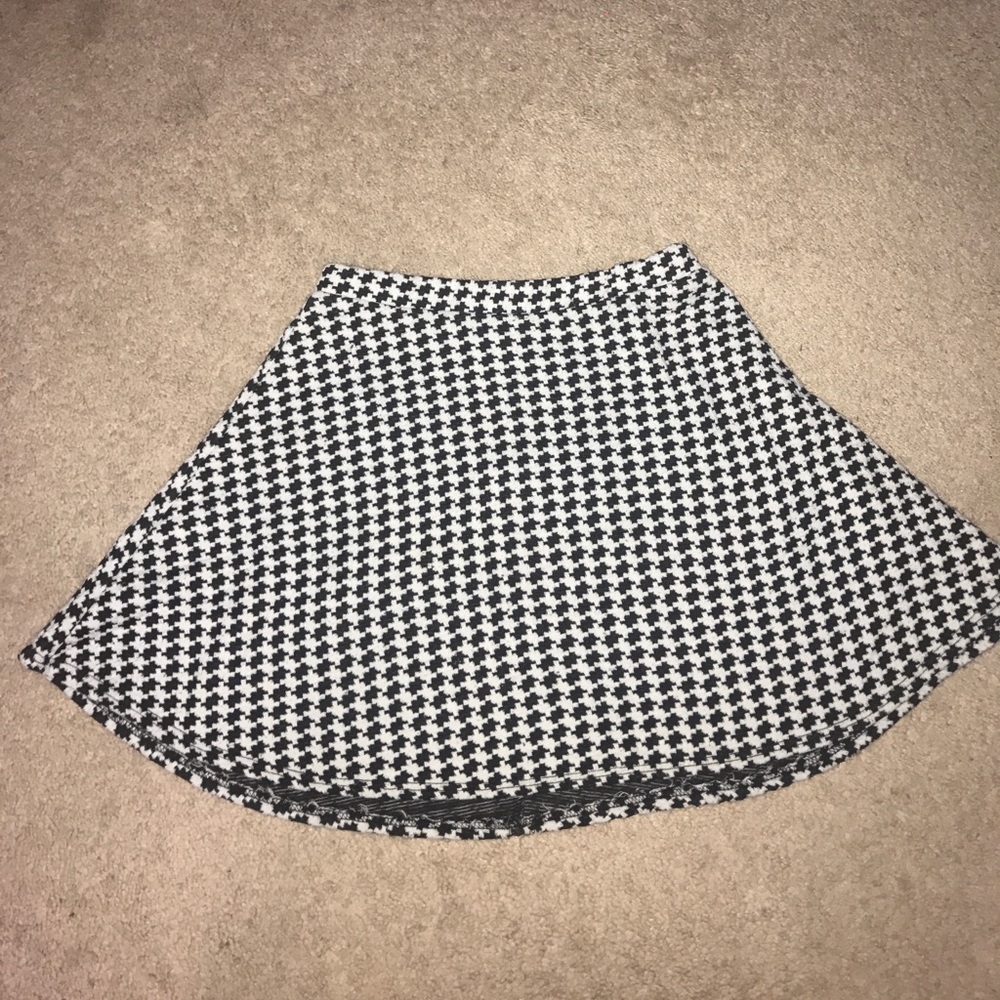 Black and white skirt