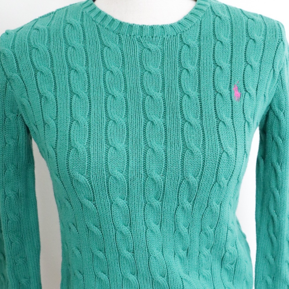 Green Ralph Lauren Sweater! 💚