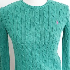 Green Ralph Lauren Sweater! 💚
