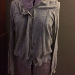 Grey cardigan Gap