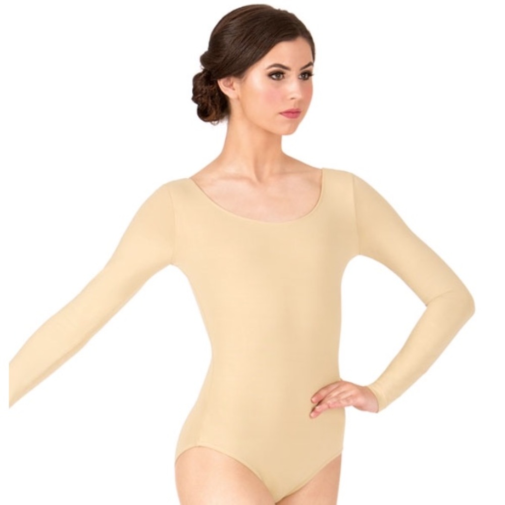 Nude Adult Long Sleeve Leotard