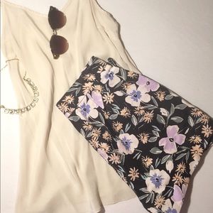 J crew mid waist shorts, flowered print