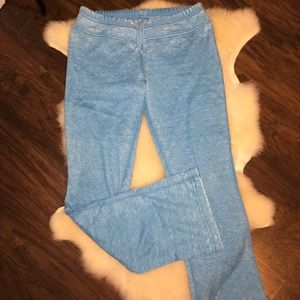 Denim style sweatpants