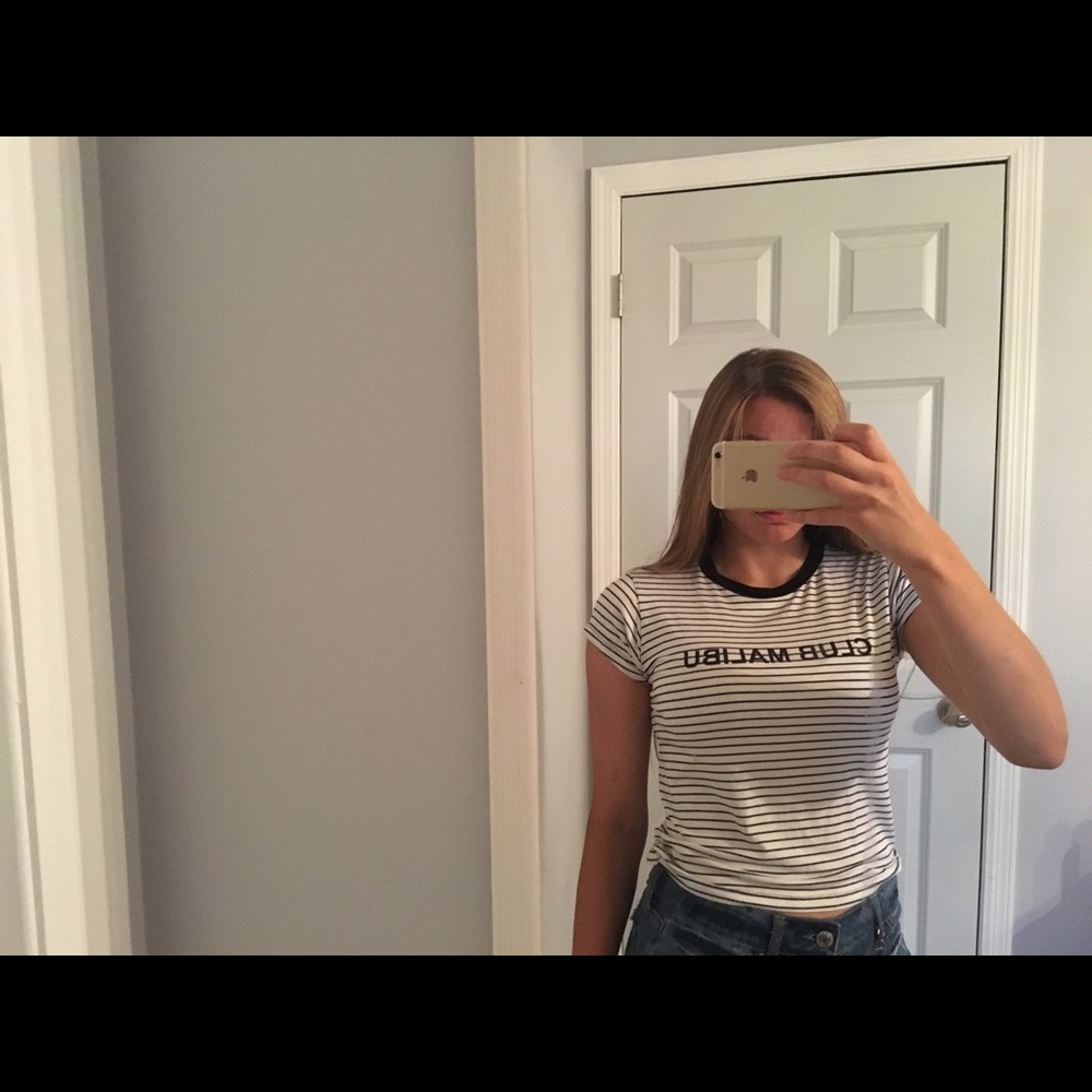 Striped club Malibu top