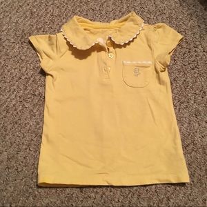 Girls Yellow Cotton top
