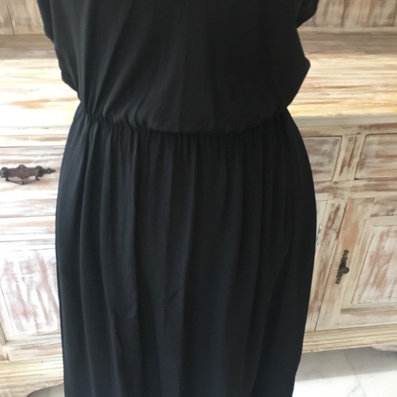 last one • black chiffon maxi dress - Picture 3 of 4