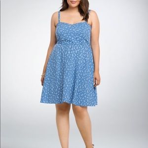 Torrid Fit & Flare sun dress