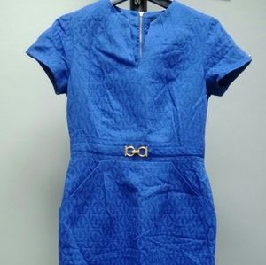 Tahari Arthur S. Levine Blue Dress