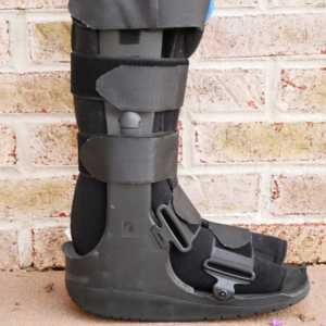 Walking medical boot for left ankle